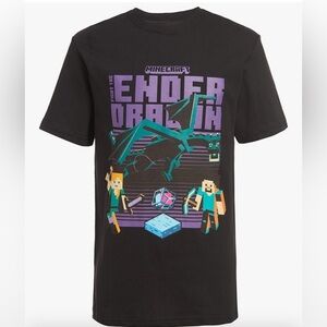Minecraft Black Kids T-Shirt